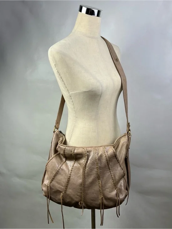Botkier Tan Handbag Slouchy Bag Crossbody Purse
