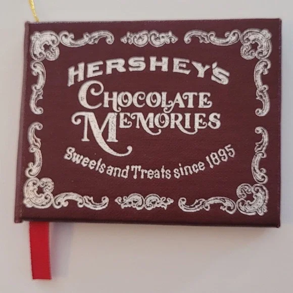 Vintage 1980 Hershey's Chocolate Memories Recipe Book Christmas Ornament Recipes