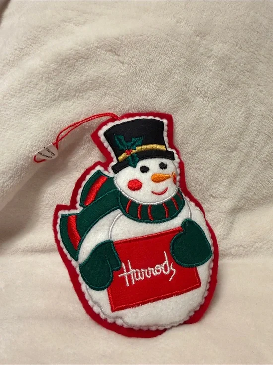 Harrods  Snowman Ornament