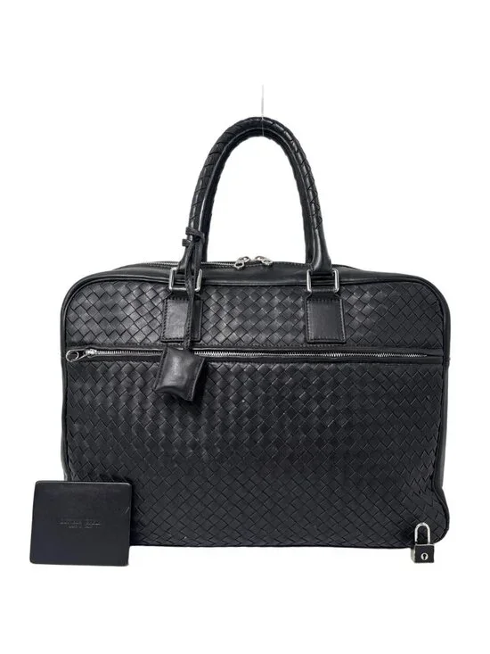 Bottega Veneta Super Intretchart Business Bag Black