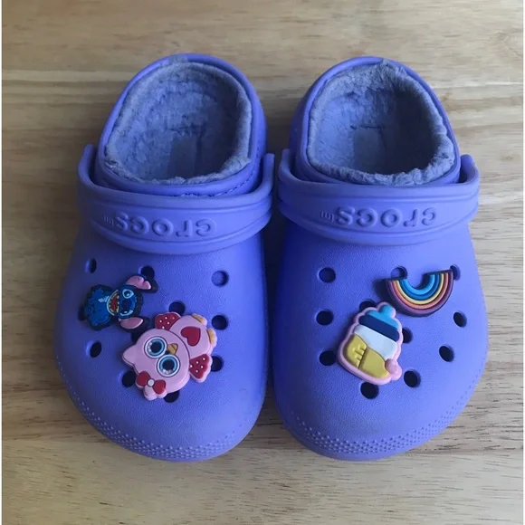 Crocs Kids Classic Lined Clog Size: C8
