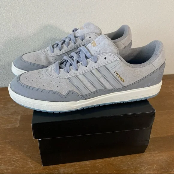 Adidas Tyshawn 2 Cool Gray Skateboarding Shoe - Size 11