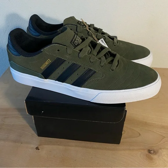 Adidas Busenitz Vulc 2 Olive Green - Size 10