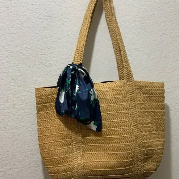 Draper James straw bag