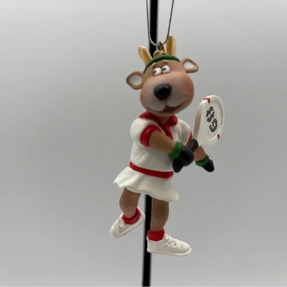 Hallmark Keepsake Ornament 1989 Reindeer Champs Vixen 4th In The Reindeer Series