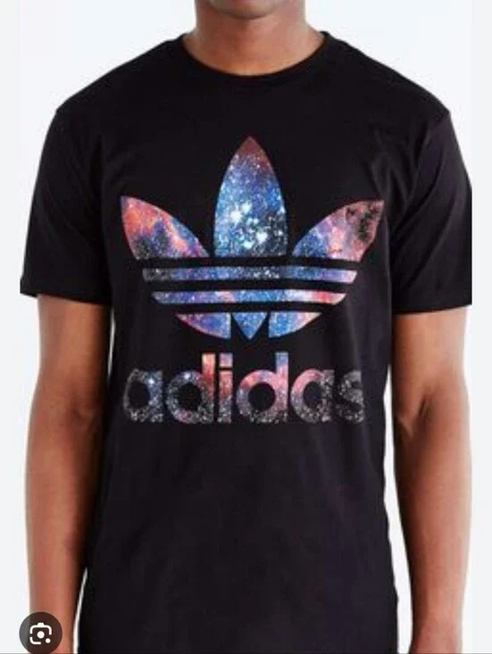 NWT Adidas Originals Galaxy Trefoil Tee