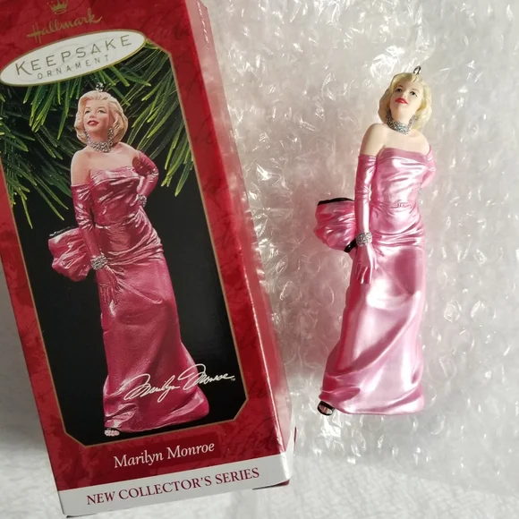 Marilyn Monroe Hallmark Keepsake Ornament with box 90s