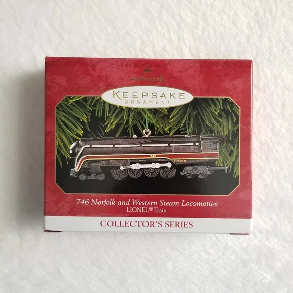 Hallmark 746 Norfolk and Western Steam Locomotive Lionel Train