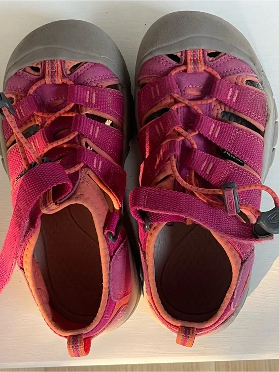 Keen Kids Pink and Orange Closed-Toe Sport Sandals