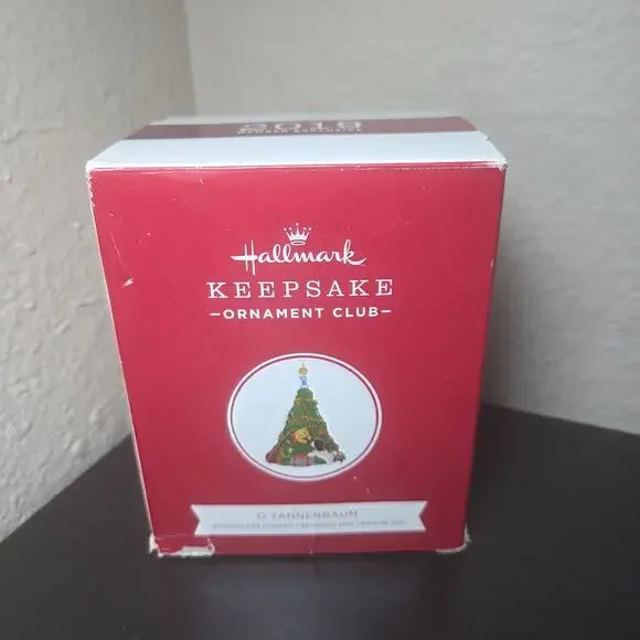 Hallmark Keepsake 2019 O Tannenbaum Christmas Tree Member Exclusive Ornament