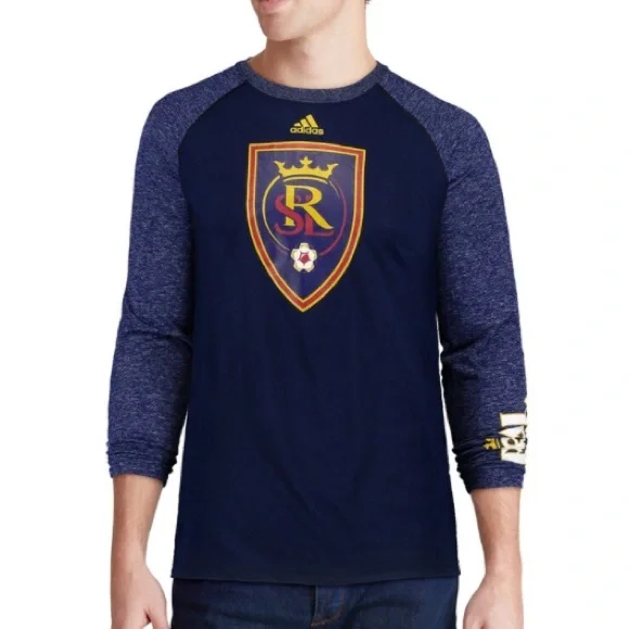 Adidas Mens MLS Real Salt Lake Soccer Climalite Ultimate T-Shirt size small