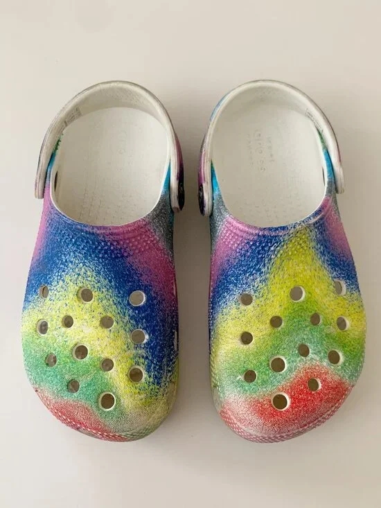 Crocs Clogs • Rainbow • c13