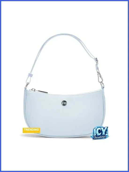 Nylon Shoulder Bag with Adjustable Strap, 5 Pockets, Compact Hobo Purse