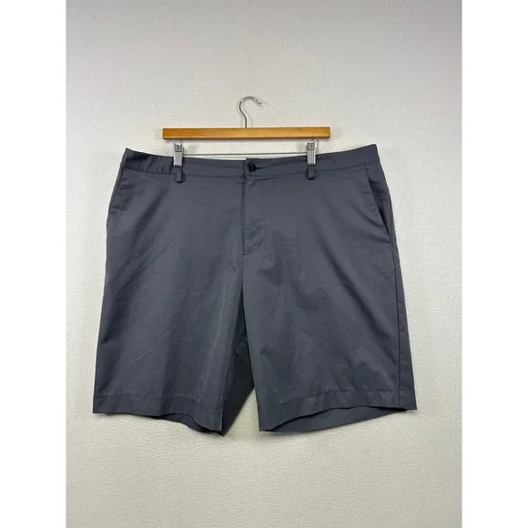 Gorpcore Athleisure Adidas Mens 42 Gray Climalite Performance Golf Shorts