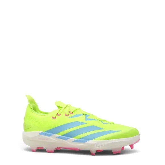 Adidas Mens Adizero Electric+ 2 Baseball Cleats Shoes Yellow Pink Size 12.5