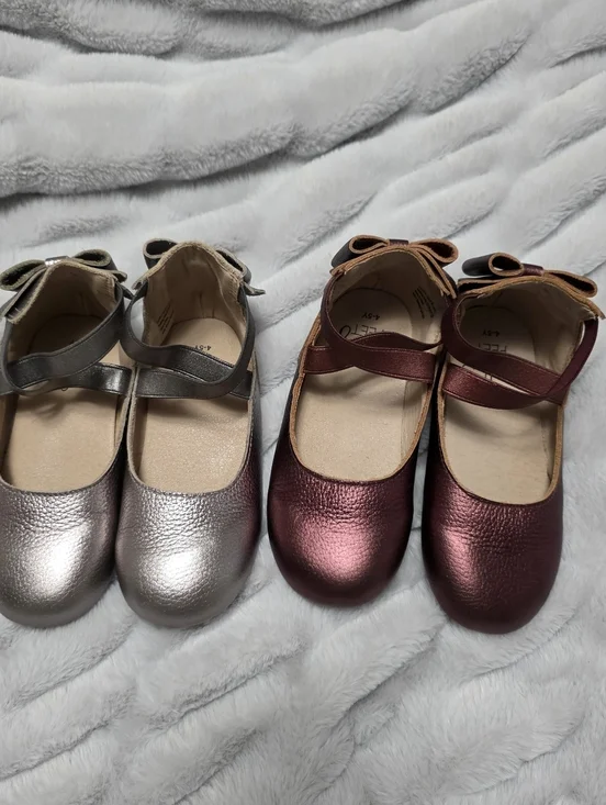 Monkey Feet Ballet Flat Mary Jane Sandals 4-5 Youth TWO PAIR
