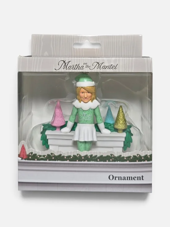 Martha on the Mantel Martha Stewart Christmas Mantel Ornament NIB