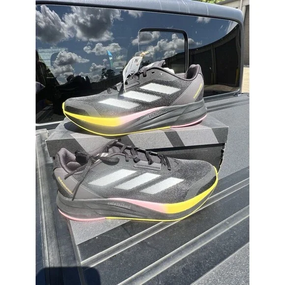 Adidas Duramo Speed M IE4036 Athletic Comfort Black Running Shoe Mens Size 9.5