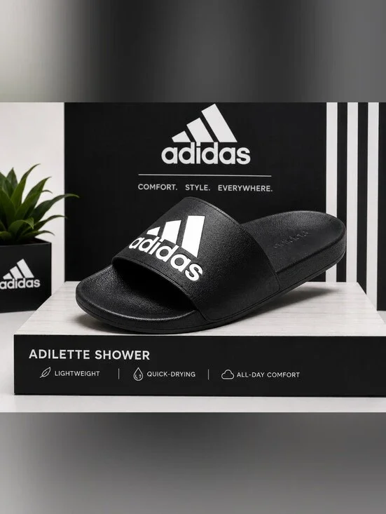 adidas Adilette Shower Slides – NIBMen's Size 9M/10W