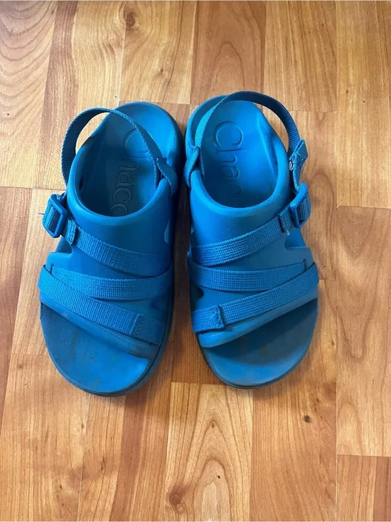 Chaco Kids Chillos Blue Sport Sandals with Adjustable Straps