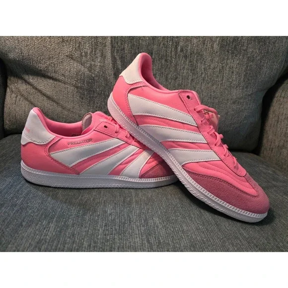 Adidas Predator‎ Freestyle David Beckham Pink White Mens Shoes JI1163 Size 9.5