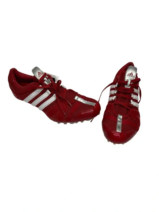 adidas adizero Sonic Track and Field Sneaker Men’s **MISSING SPIKES **Red