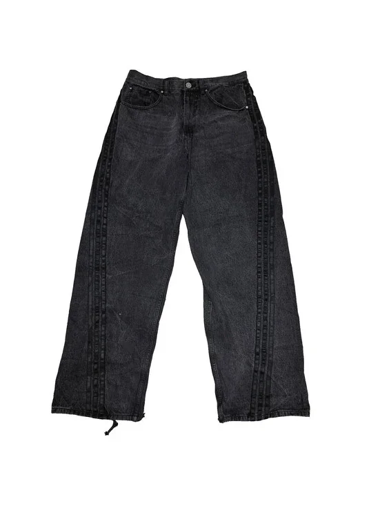 Adidas Adilenium Season 3 Loose Fit Denim Pants Jeans 31 x 31 Black Washed 3 str
