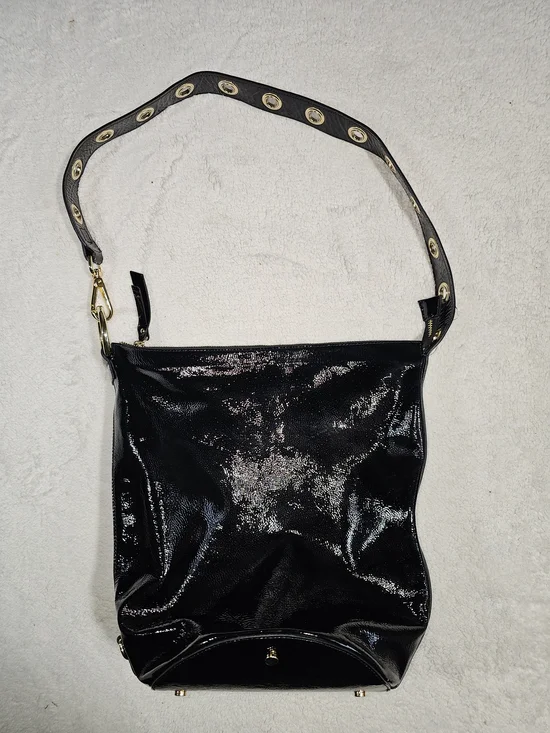 CLAUDIA FIRENZE of Italy Patent Bucket, Shoulder Bag.