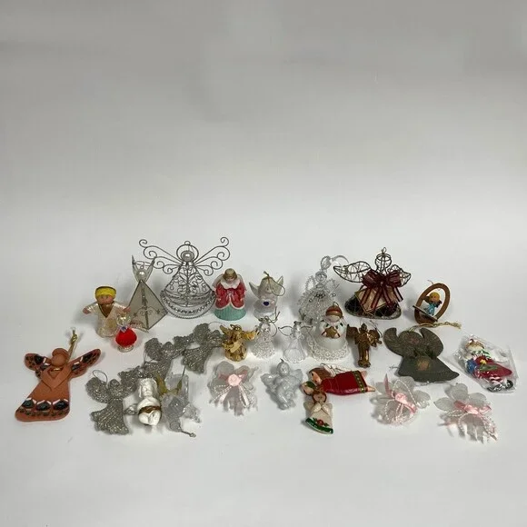Angels Christmas Tree‎ Ornaments Lot of 28