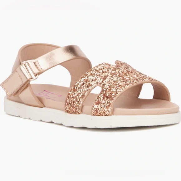 NEW…Olivia Miller Glitter Girls’ Sandals