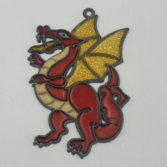 Vintage Dragon Window Sun‎ Catcher Window Hang Ornament