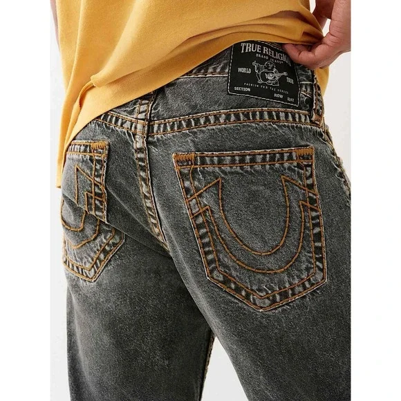 True Religon RICKY SUPER T STRAIGHT JEAN 32x34 Denim‎ Pants. NWT