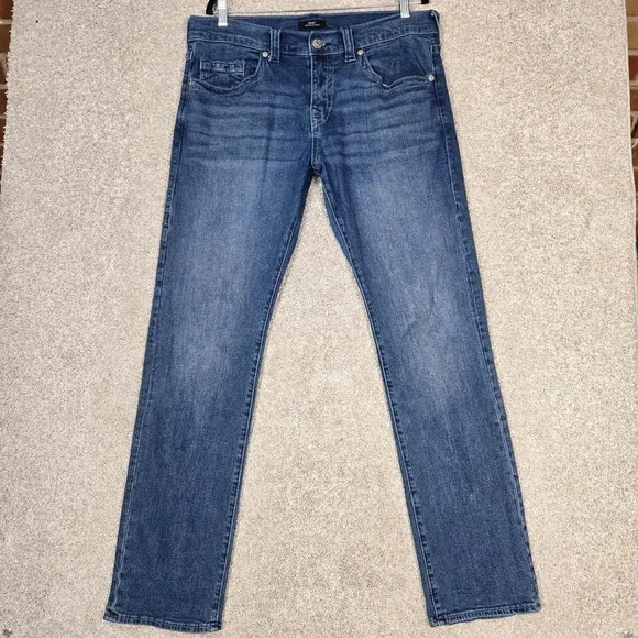True Religion‎ Jeans Mens 34x34 (fit 36x33) Blue Denim Ricky Relaxed Straight