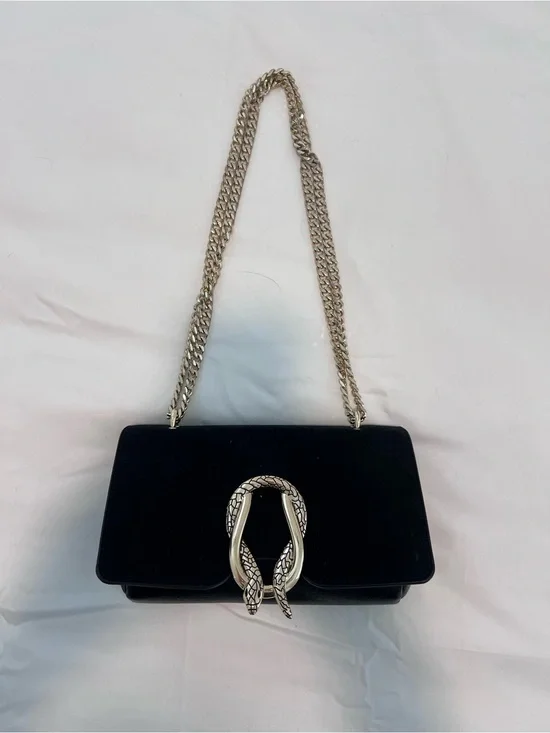 Express - Black Velvet Purse