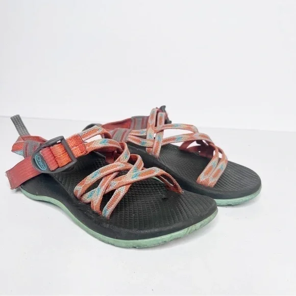 Chaco ZX/1 Ecotred Kids Orange Strappy Sandals Size 1 Kids