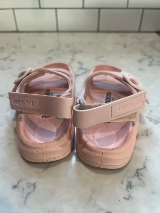 Birkenstock Kids Pink Adjustable Strap Sandals