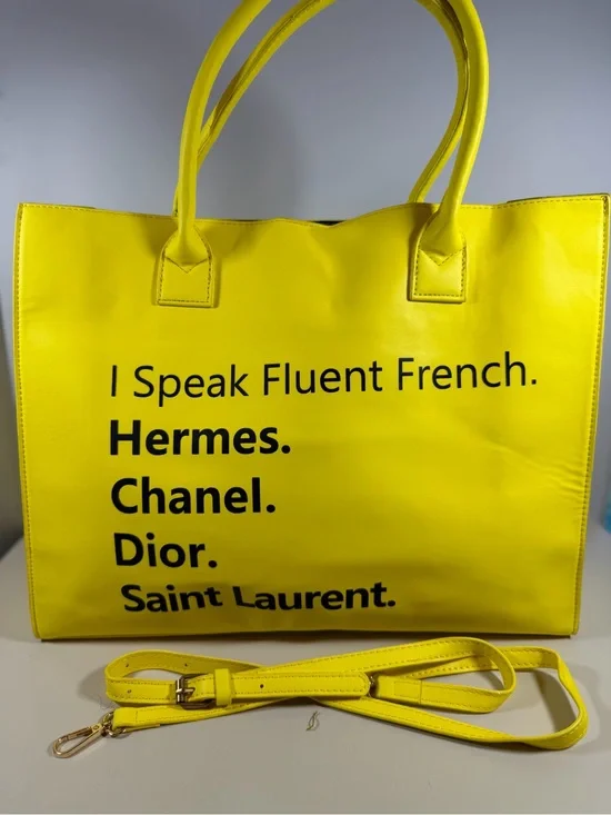 Yellow Tote Bag - Unbranded