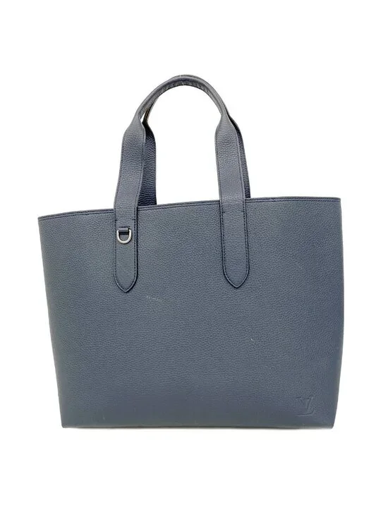 Louis Vuitton Tote Bag Taurillon Cabas Voyage NV Navy