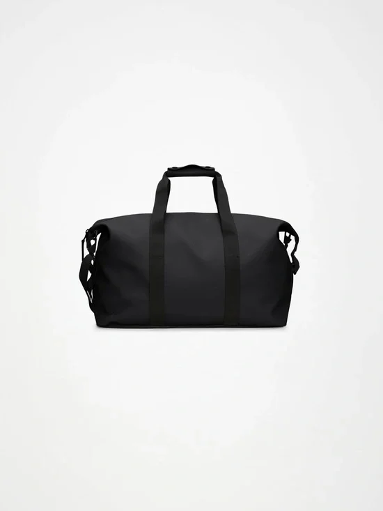 Rains Black Waterproof Duffel Bag Small
