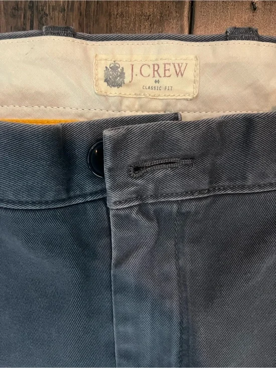 J. Crew Slim Straight Chino Pants - Slate Gray