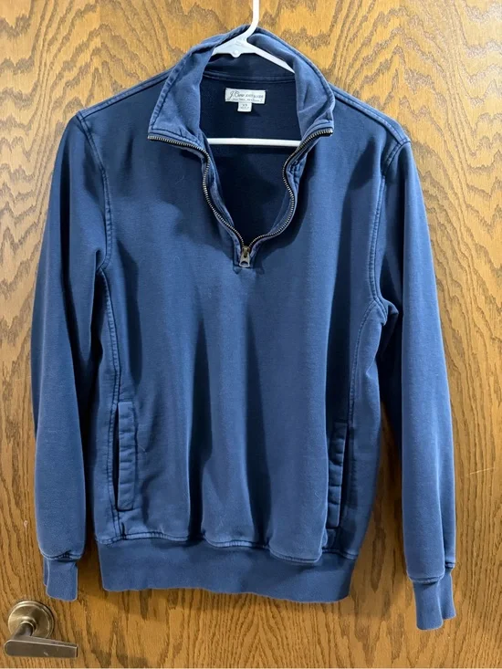 Vintage J. Crew Men’s 1/4 Zip Sweatshirt Size XS