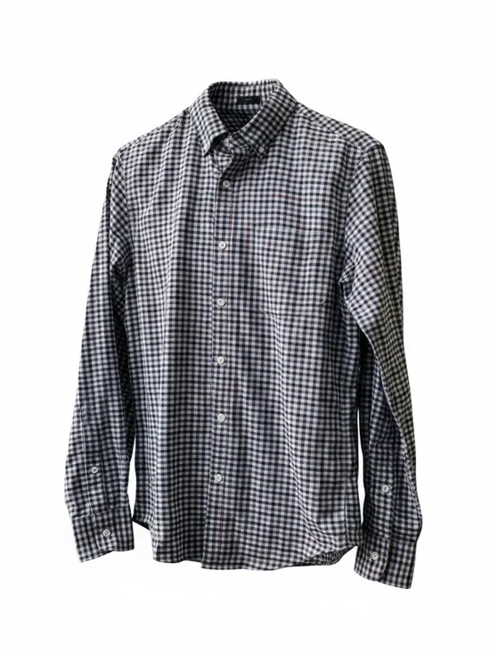 J.Crew Men's Casual Slim FitButton Down Shirt Sz Small Checkered White Black Red
