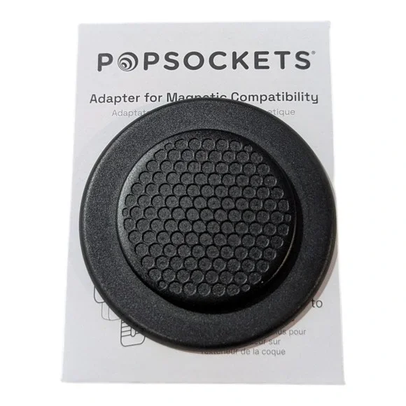 Q3.‎ PopSockets MagSafe Round Phone Grip & Stand for iPhone - Black Speaker Box
