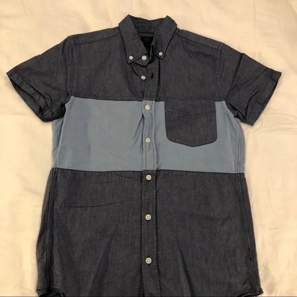 J. Crew Oxford Short Sleeve Button Down