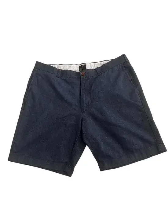 Jcrew Gramercy Men's Shorts Navy Size 36w 100% cotton
