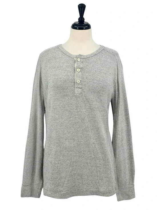 J. Crew Jaspe Rib Three Button Henley