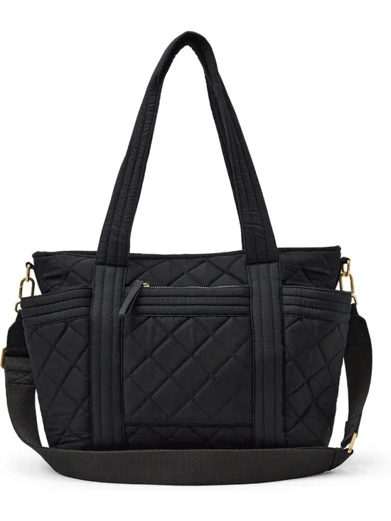 Stylish Women's Quilted Cotton Tote Bag - Versatile, Lightweight & Chic Handbag