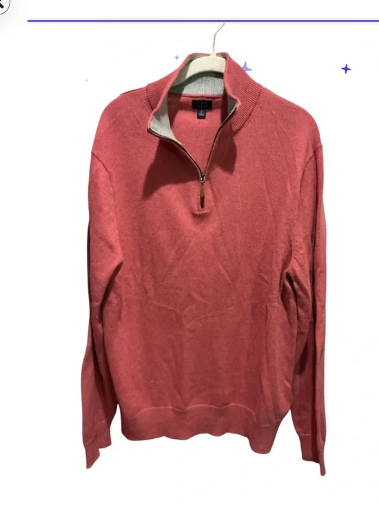 J Crew Men’s 100% Cotton Pullover Sweater