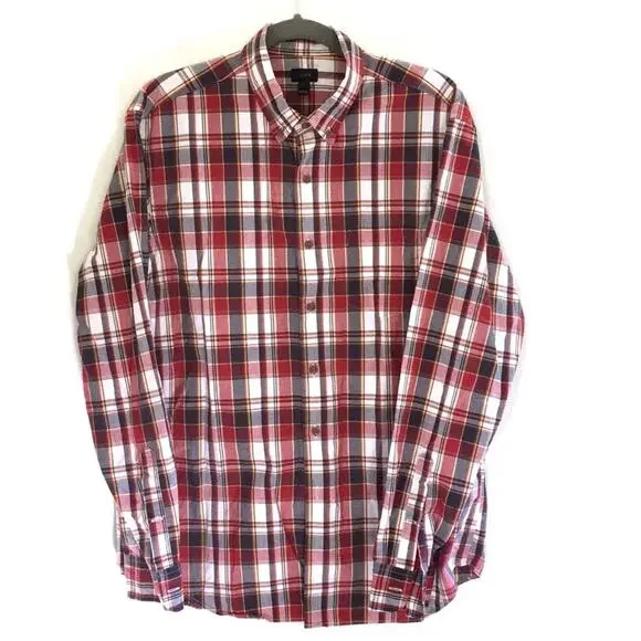 J. Crew men's button down L-sleeves casual shirt L