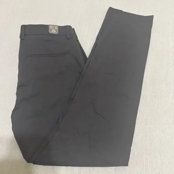 J.Crew Men’s 484 Slim-fit tech Chino pants Bedford Coal Size 30X32 NWT